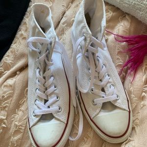 High top white converse